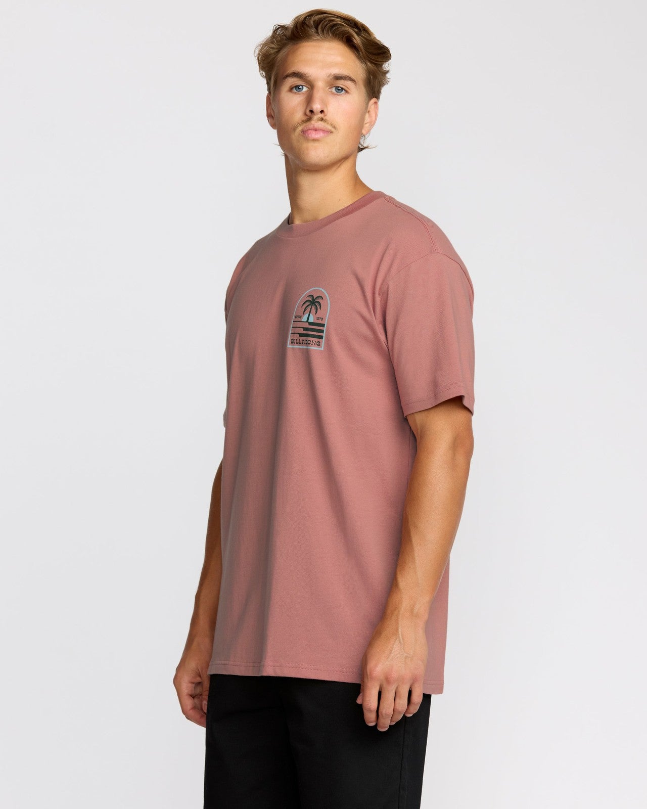 Portal Premium Short Sleeve T-Shirt | Dusty Rose Billabong