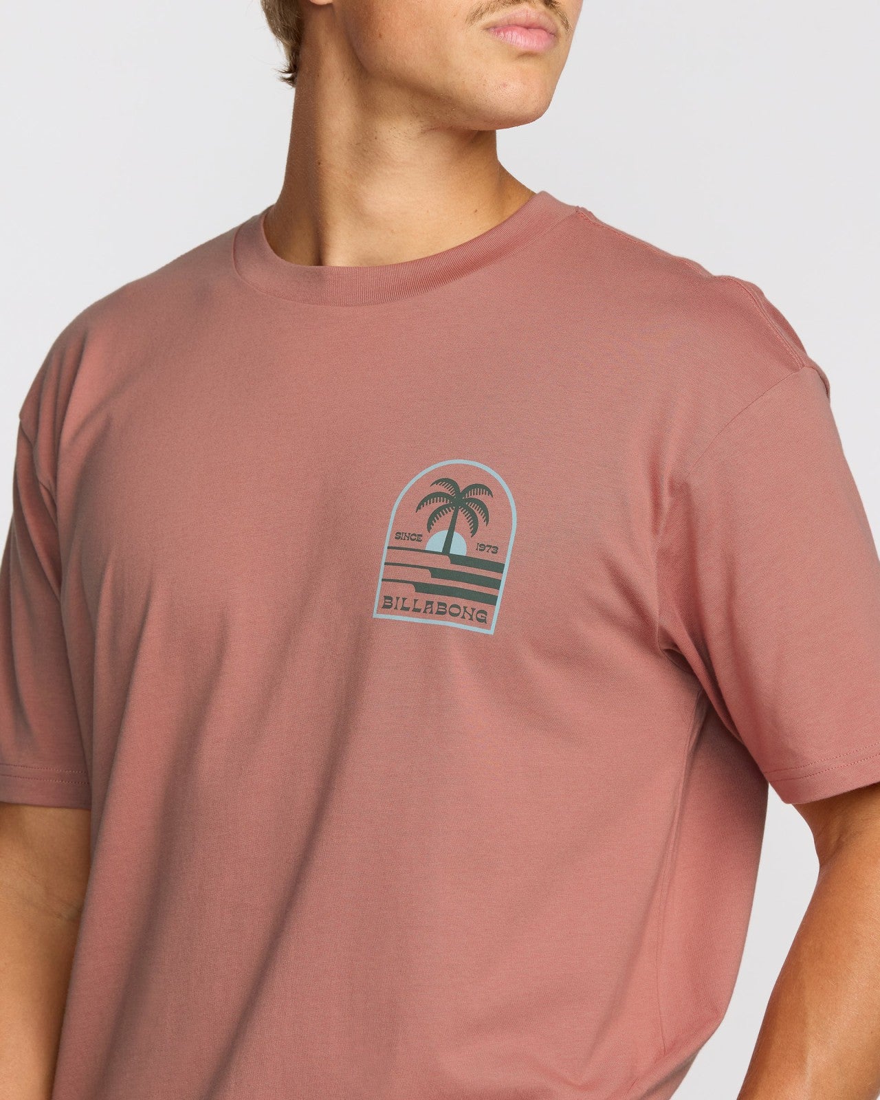 Portal Premium Short Sleeve T-Shirt | Dusty Rose Billabong