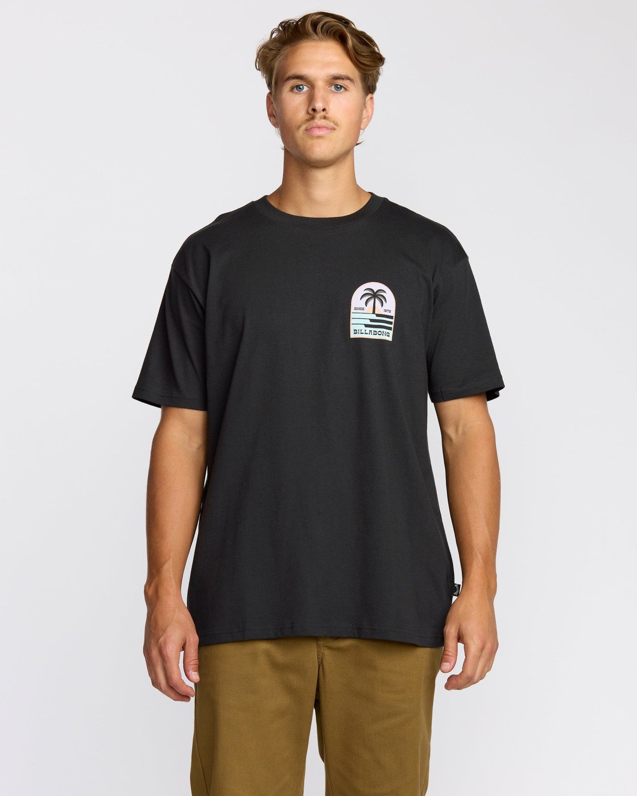 Portal Premium Short Sleeve T-Shirt | Washed Black Billabong