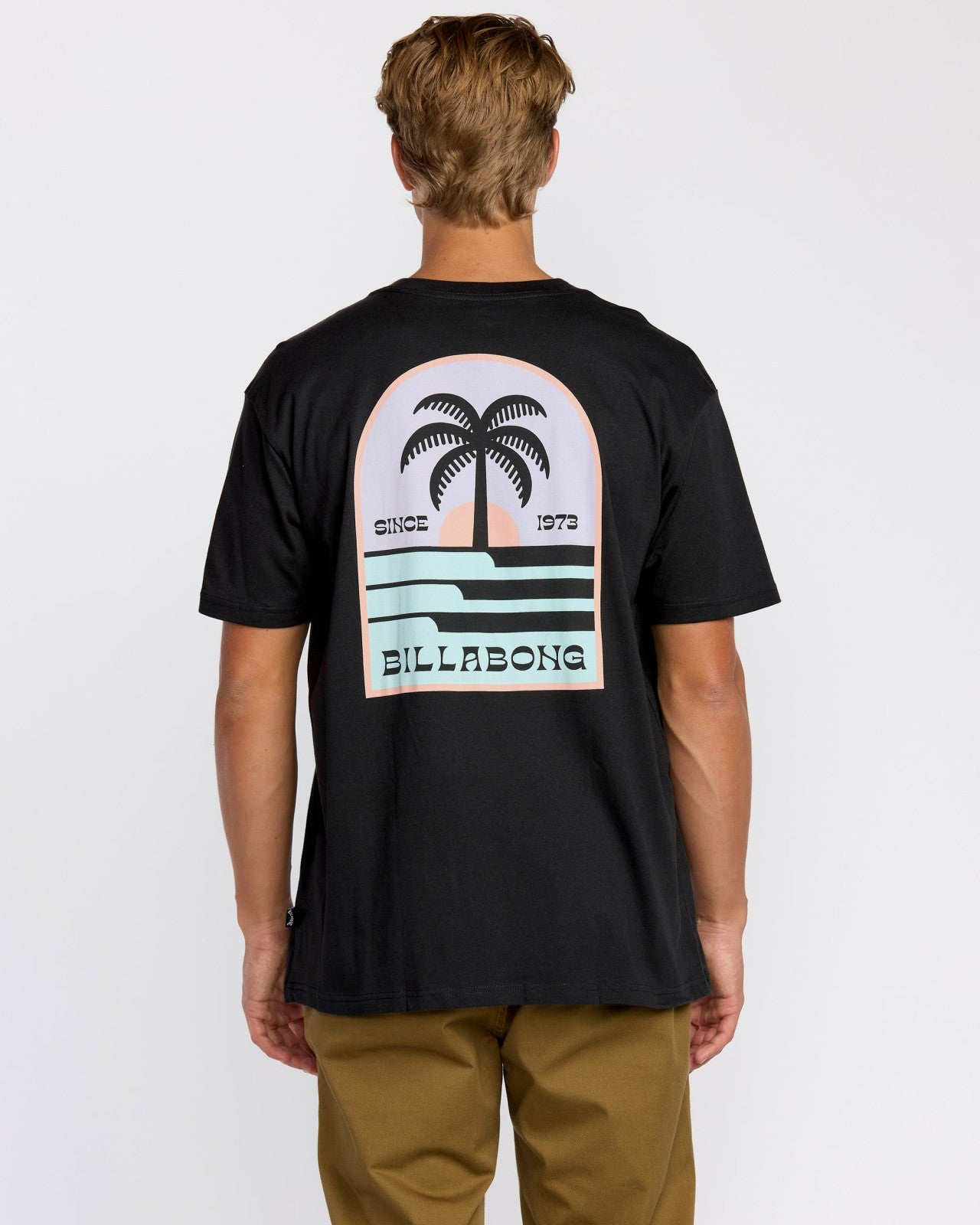 Portal Premium Short Sleeve T-Shirt | Washed Black Billabong