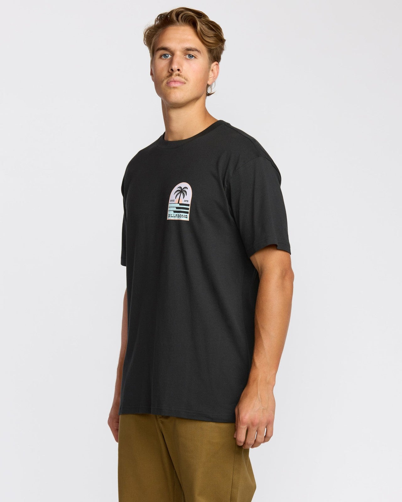 Portal Premium Short Sleeve T-Shirt | Washed Black Billabong