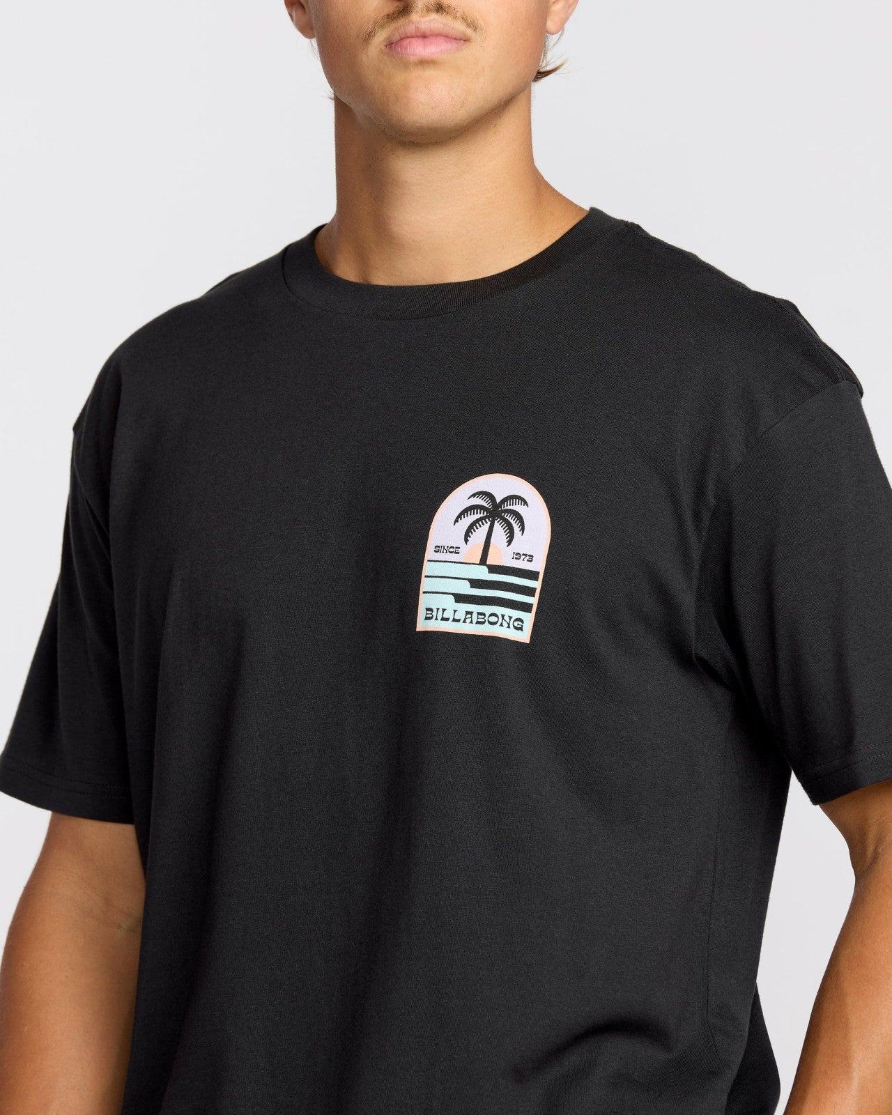 Portal Premium Short Sleeve T-Shirt | Washed Black Billabong