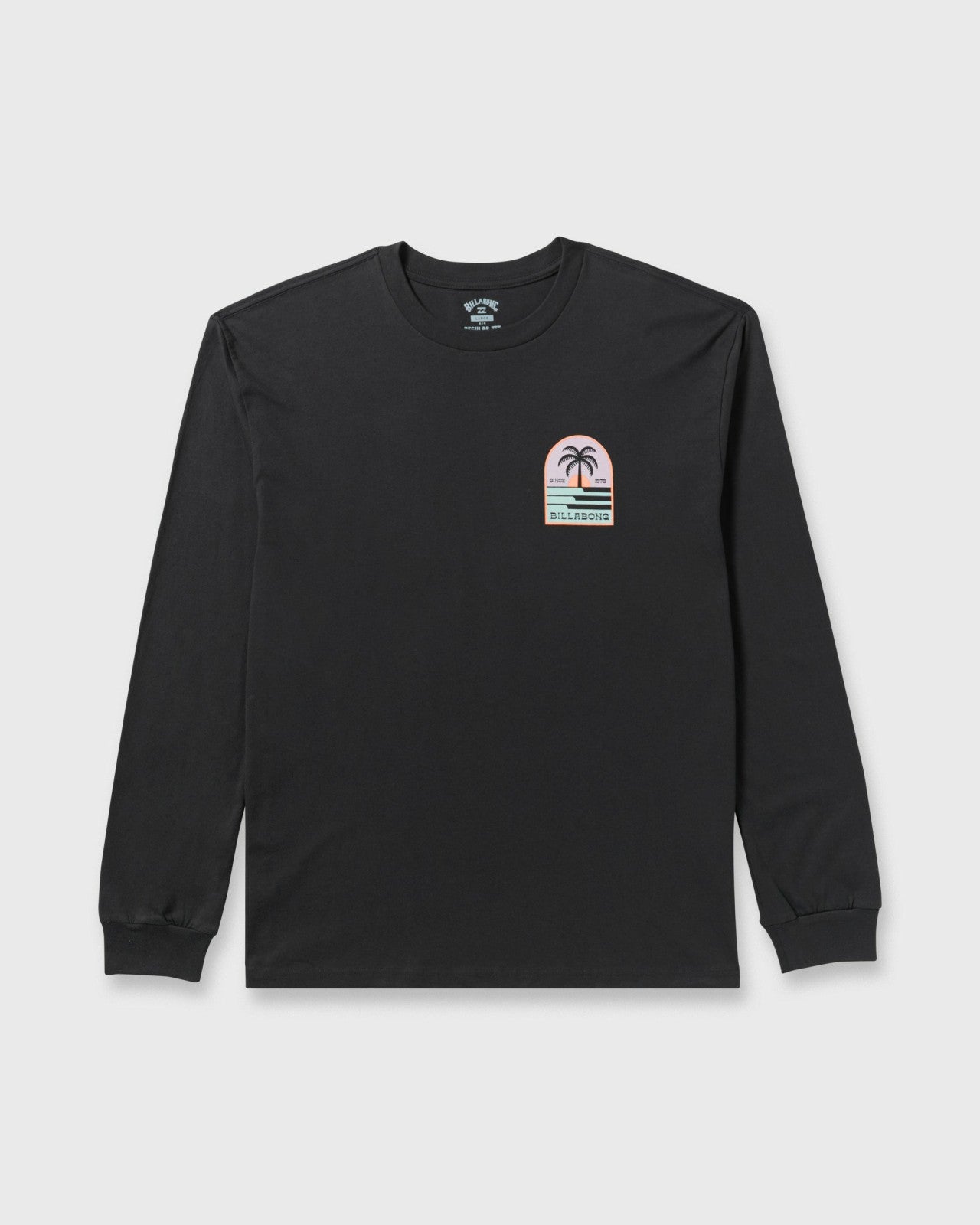 Portal Regular Long Sleeve T-Shirt | Washed Black Billabong