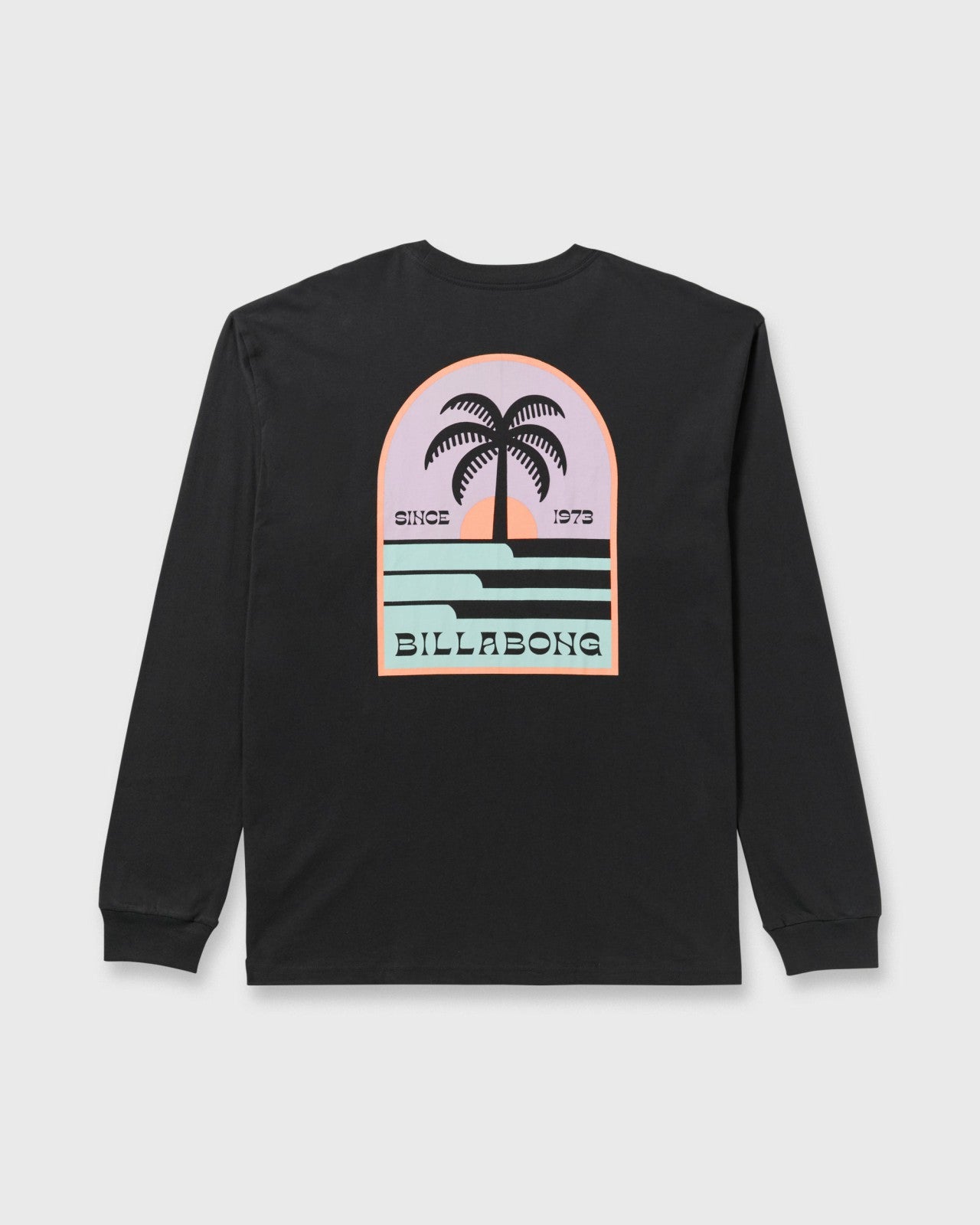 Portal Regular Long Sleeve T-Shirt | Washed Black Billabong