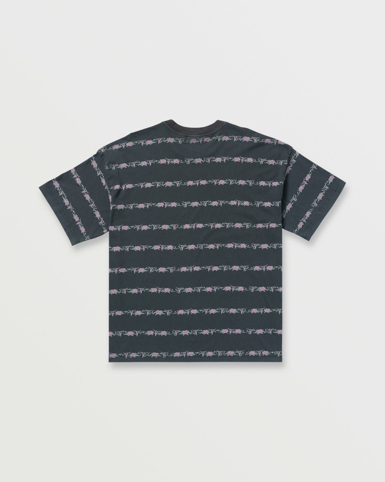 Raging Bull Stripe Tee | Washed Black Billabong