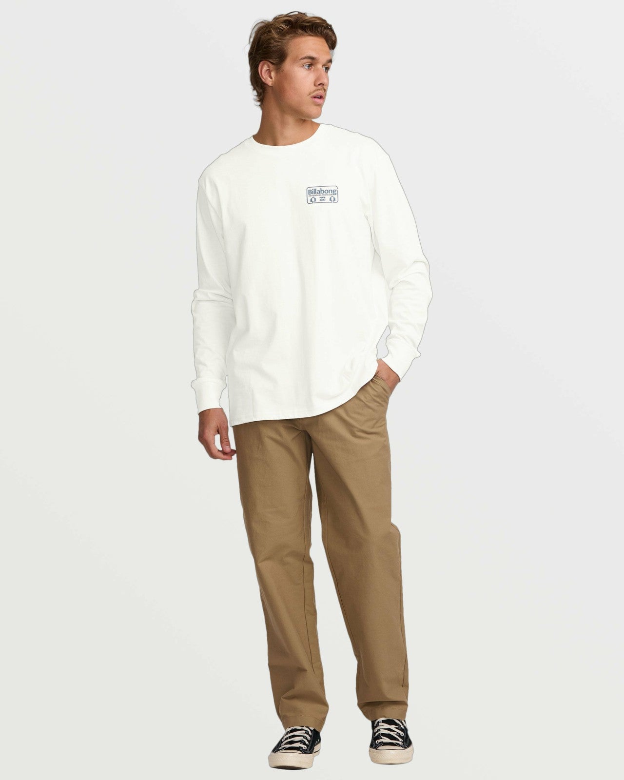Range A/Div Long Sleeve Tee | Off White Billabong