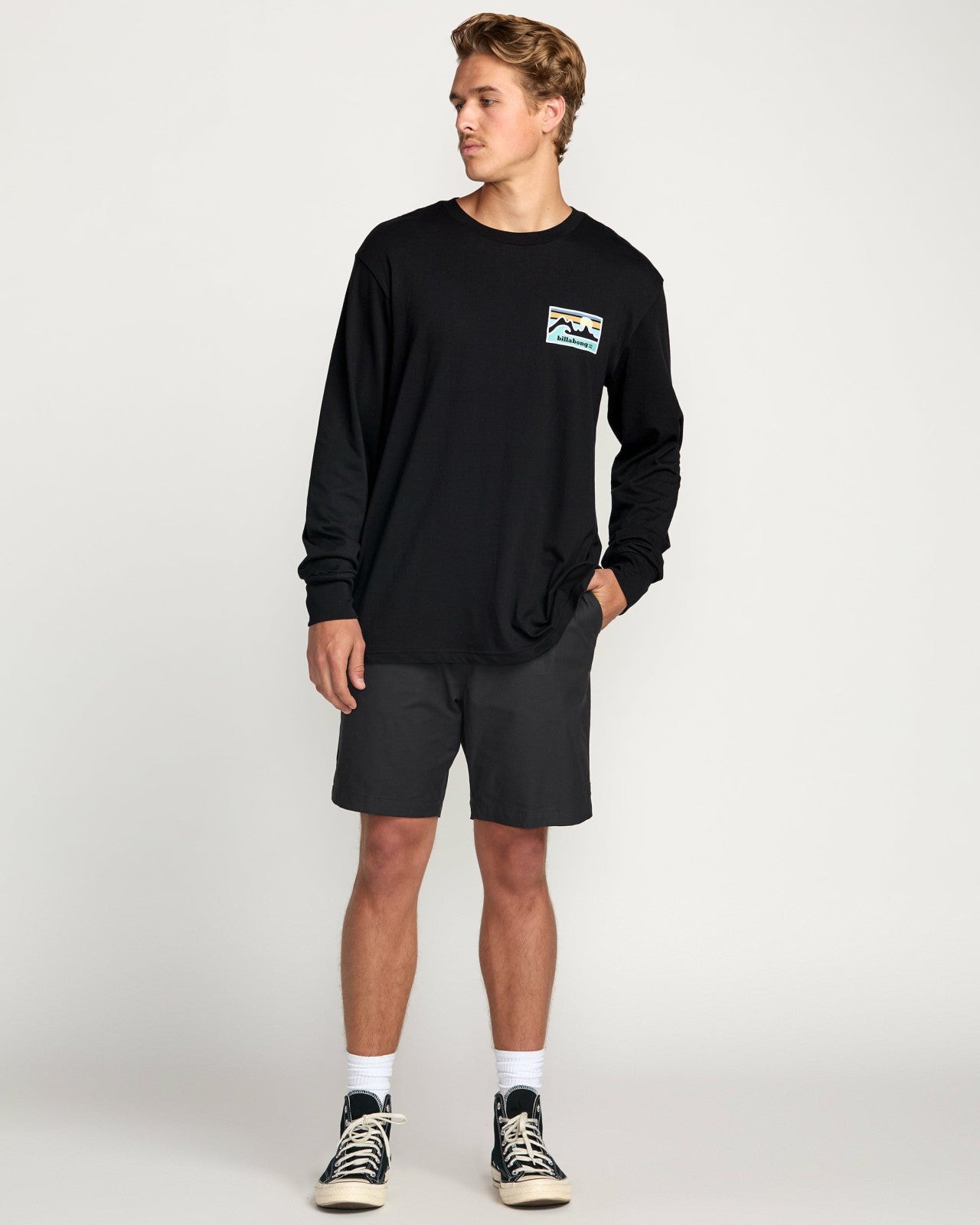 Range A/Div Long Sleeve Tee | Black Billabong