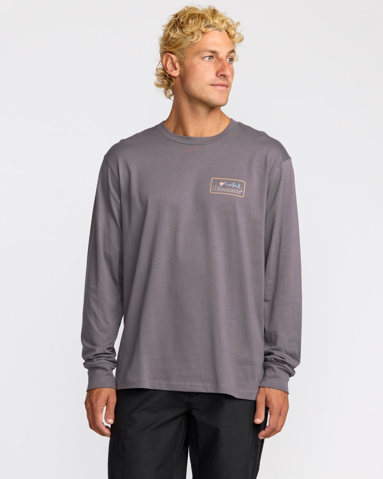 Range A/Div Long Sleeve T-Shirt | Grey Violet Billabong