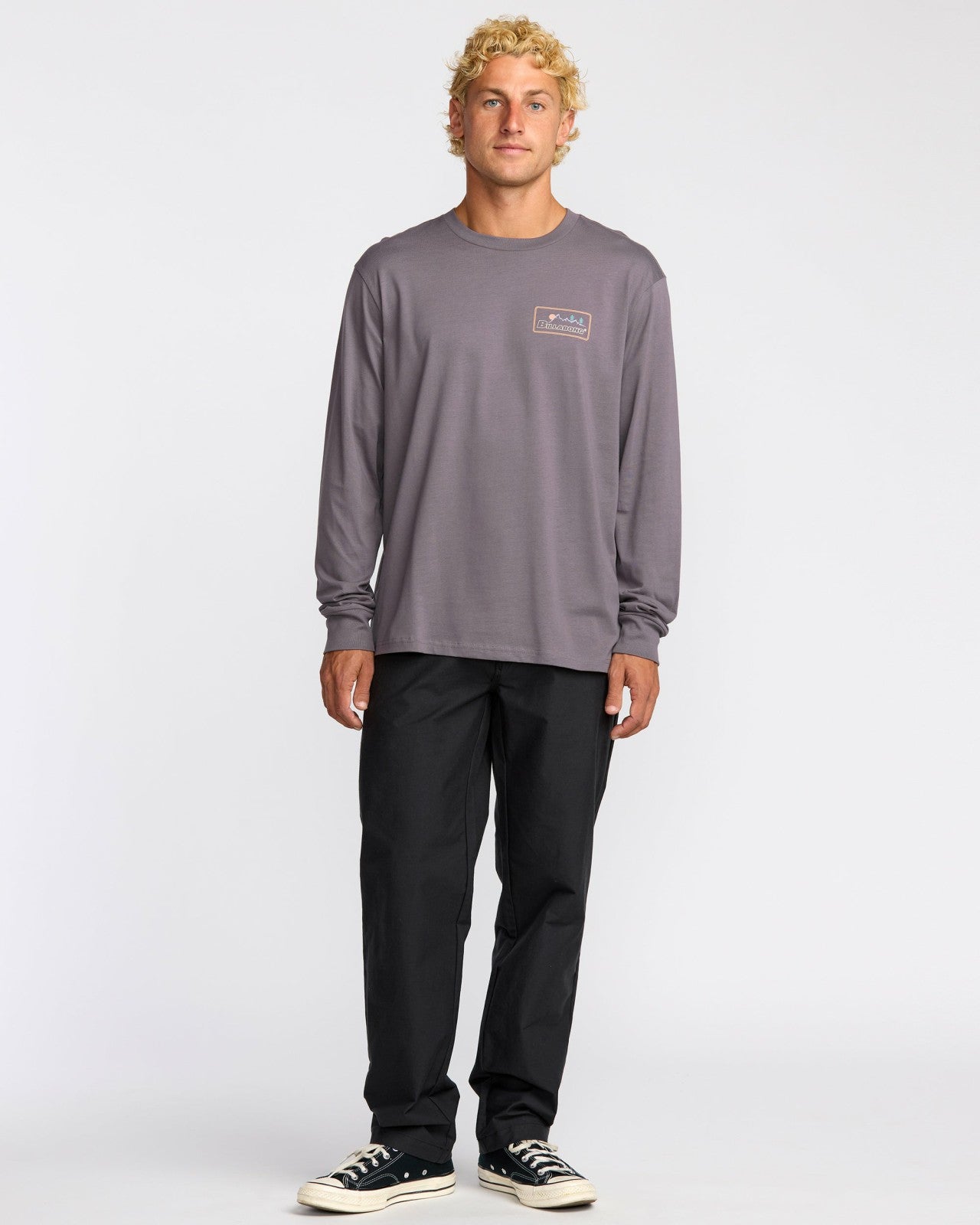 Range A/Div Long Sleeve T-Shirt | Grey Violet Billabong