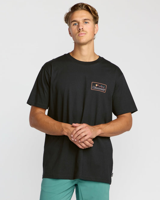 Range A/Div Short Sleeve T-Shirt | Black Billabong