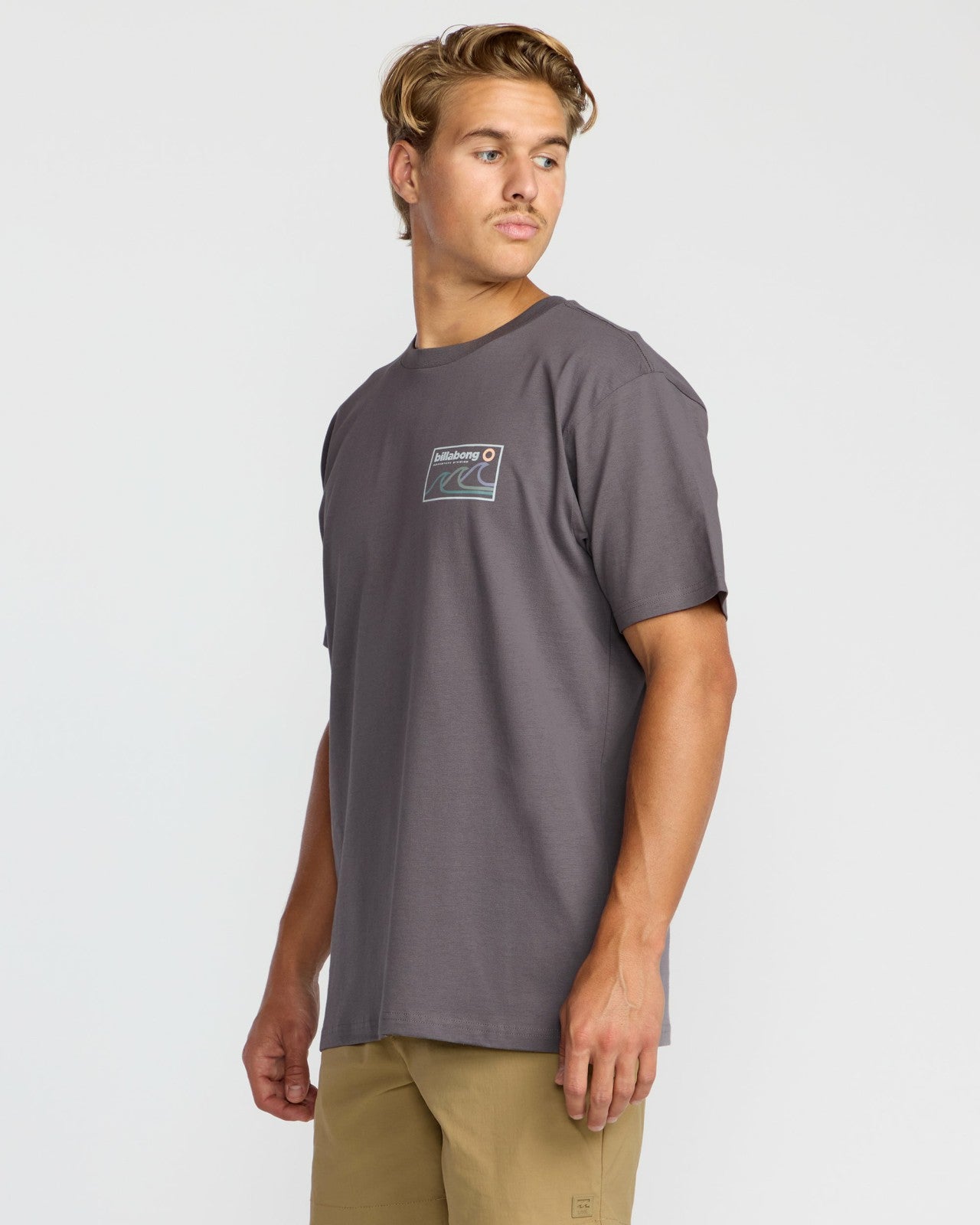 Range A/Div Short Sleeve T-Shirt | Grey Violet Billabong