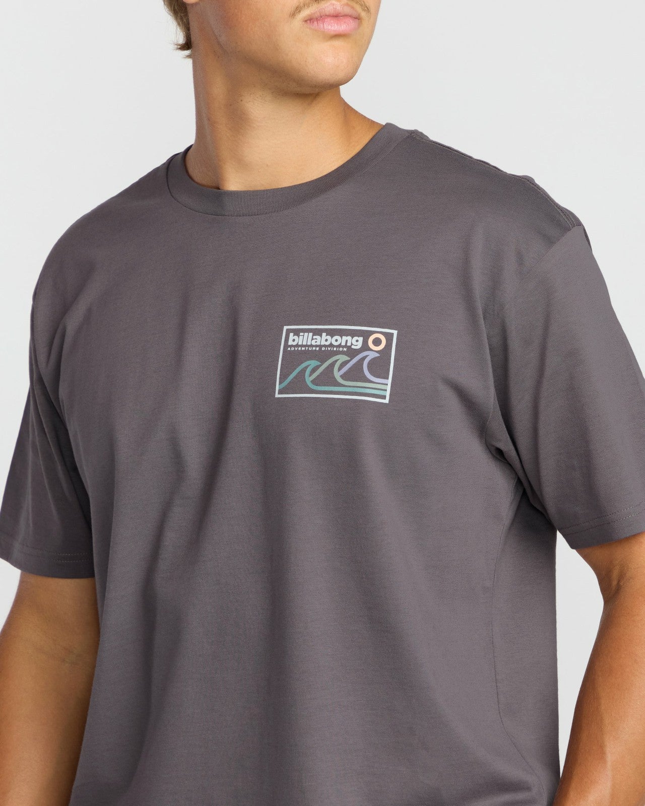 Range A/Div Short Sleeve T-Shirt | Grey Violet Billabong