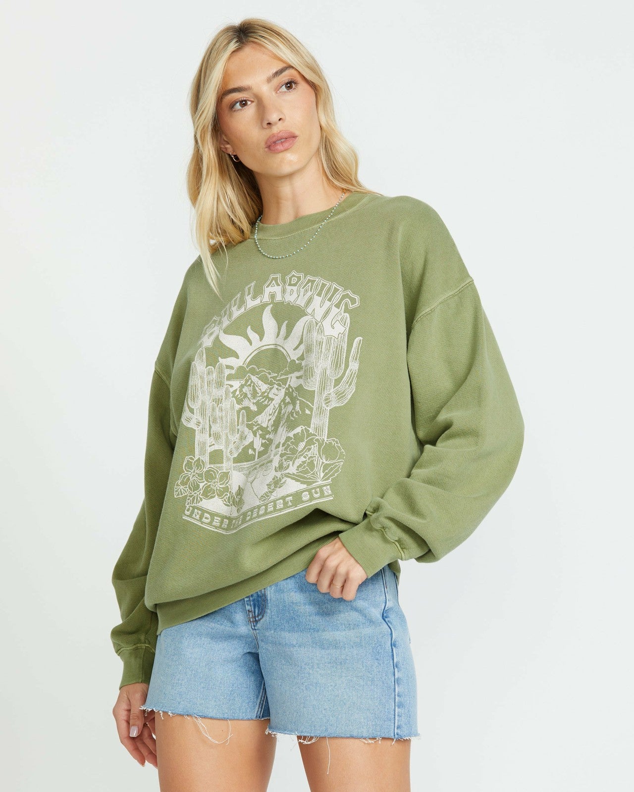 Ride In Crew Sweatshirt | Avocado Billabong