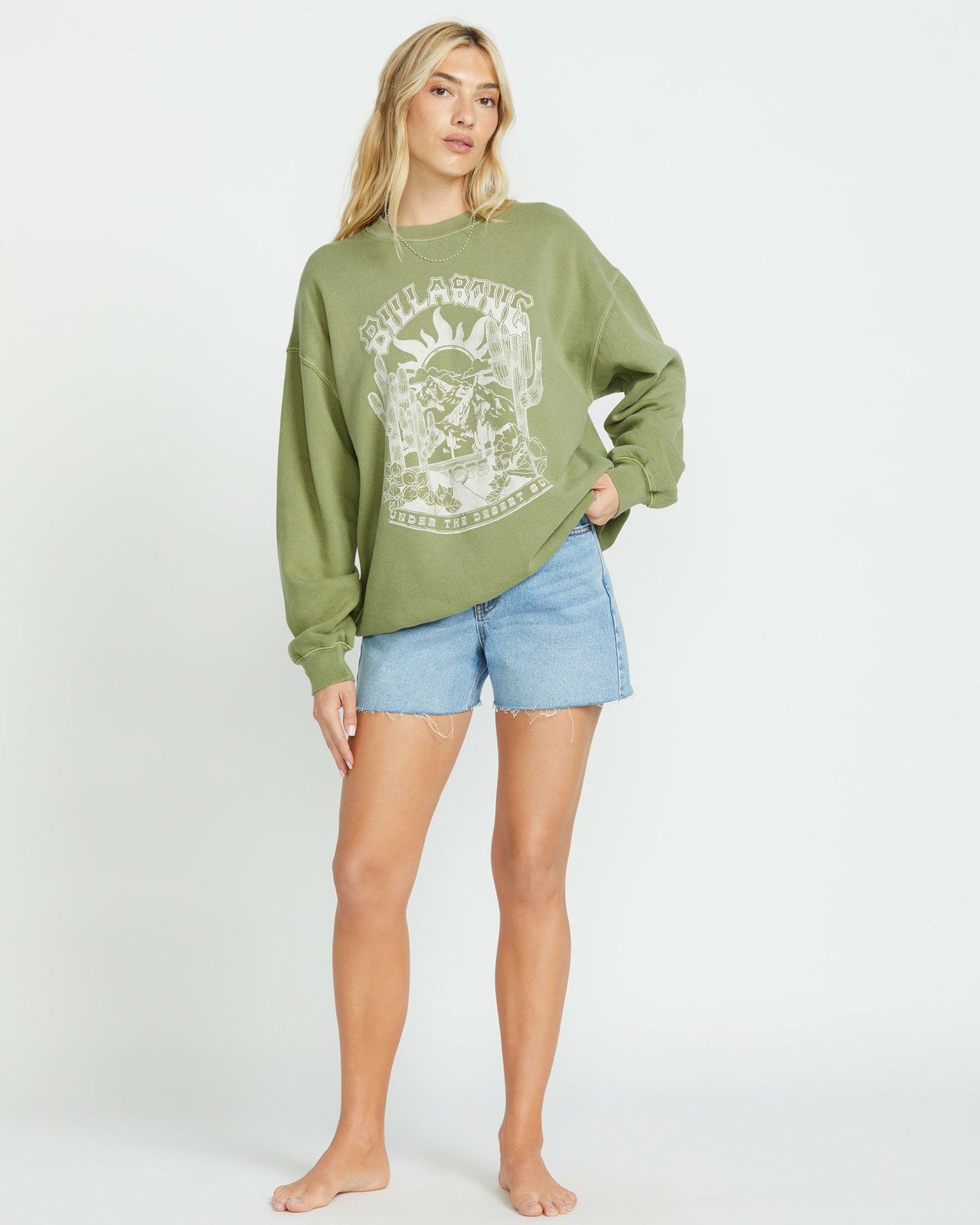 Ride In Crew Sweatshirt | Avocado Billabong