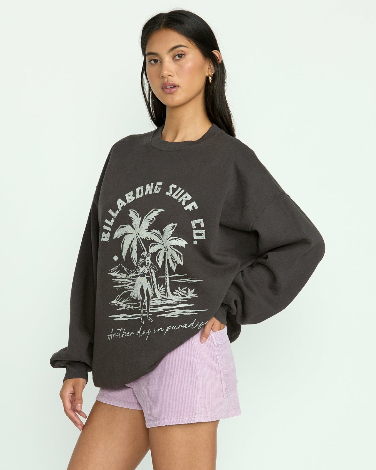 Ride In Crew Sweatshirt | Black Sands Billabong