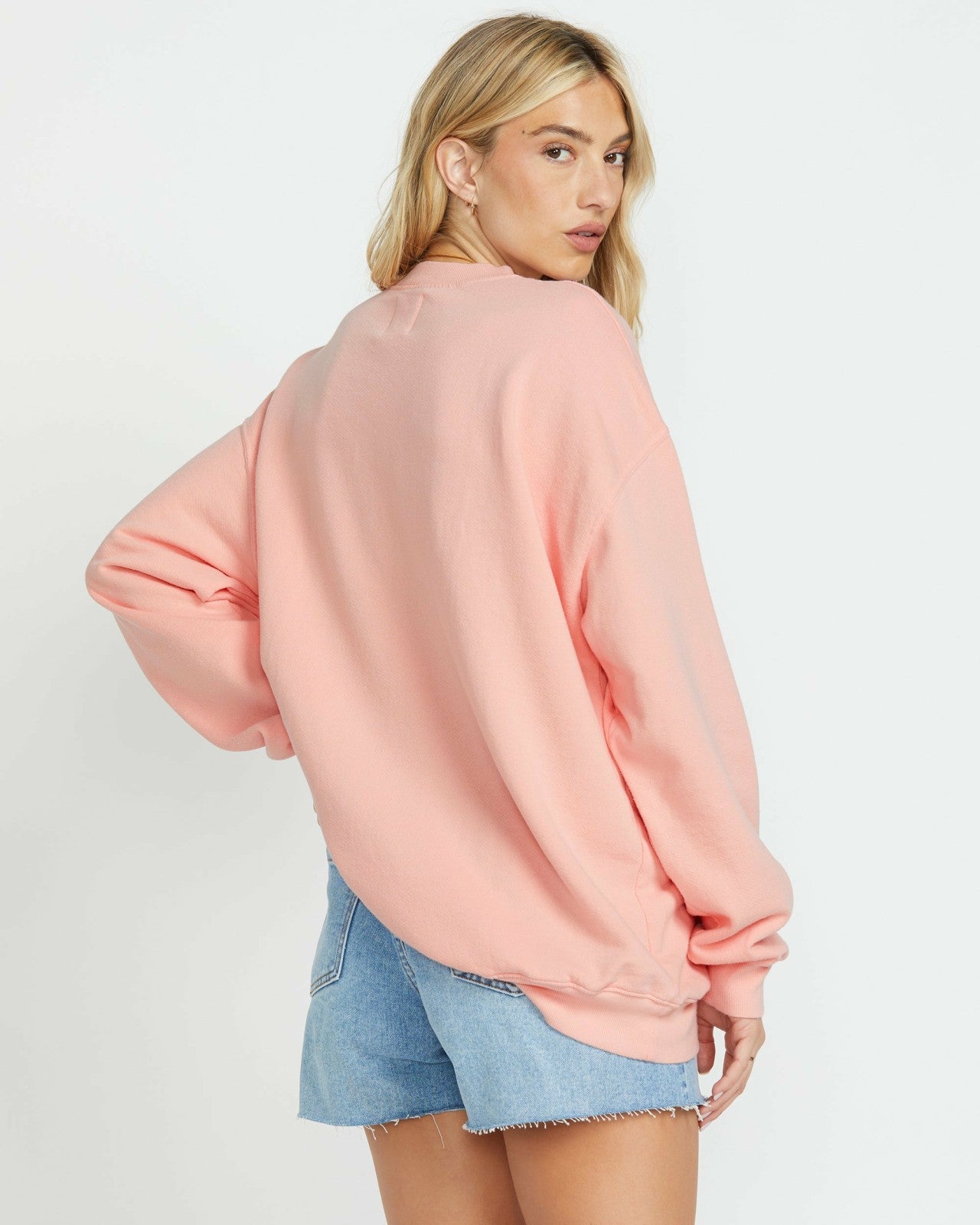 Ride In Crew Sweatshirt | Peach Kiss Billabong