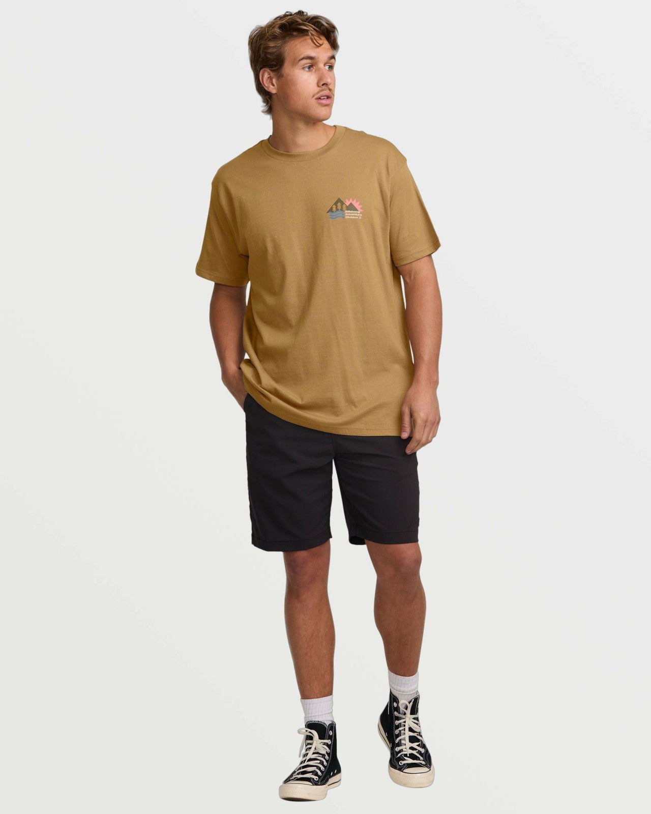 Ridgeline A/Div Tee | Haze Billabong