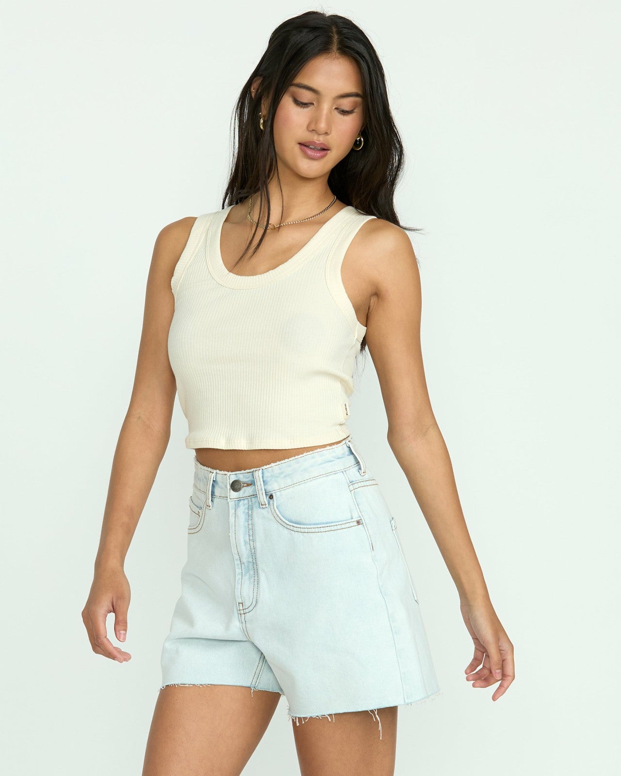 Riley Cut-Off Denim Shorts | Acid Wash Billabong