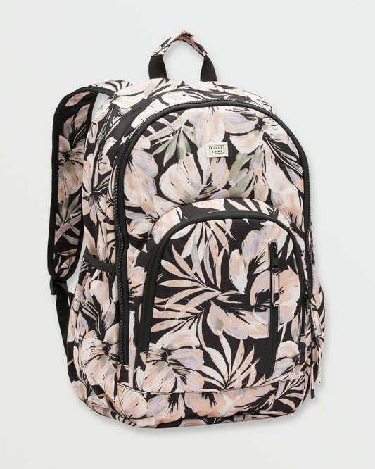 Roadie Backpack | Black Floral Billabong