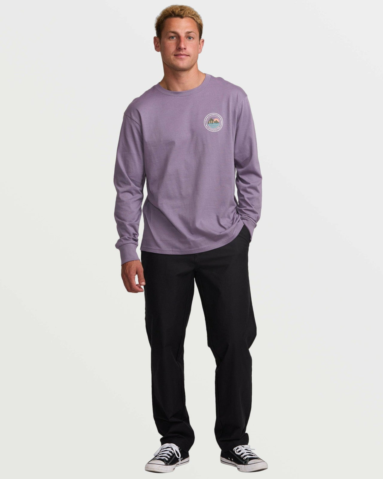 Rockies A/Div Long Sleeve Tee | Lavender Billabong