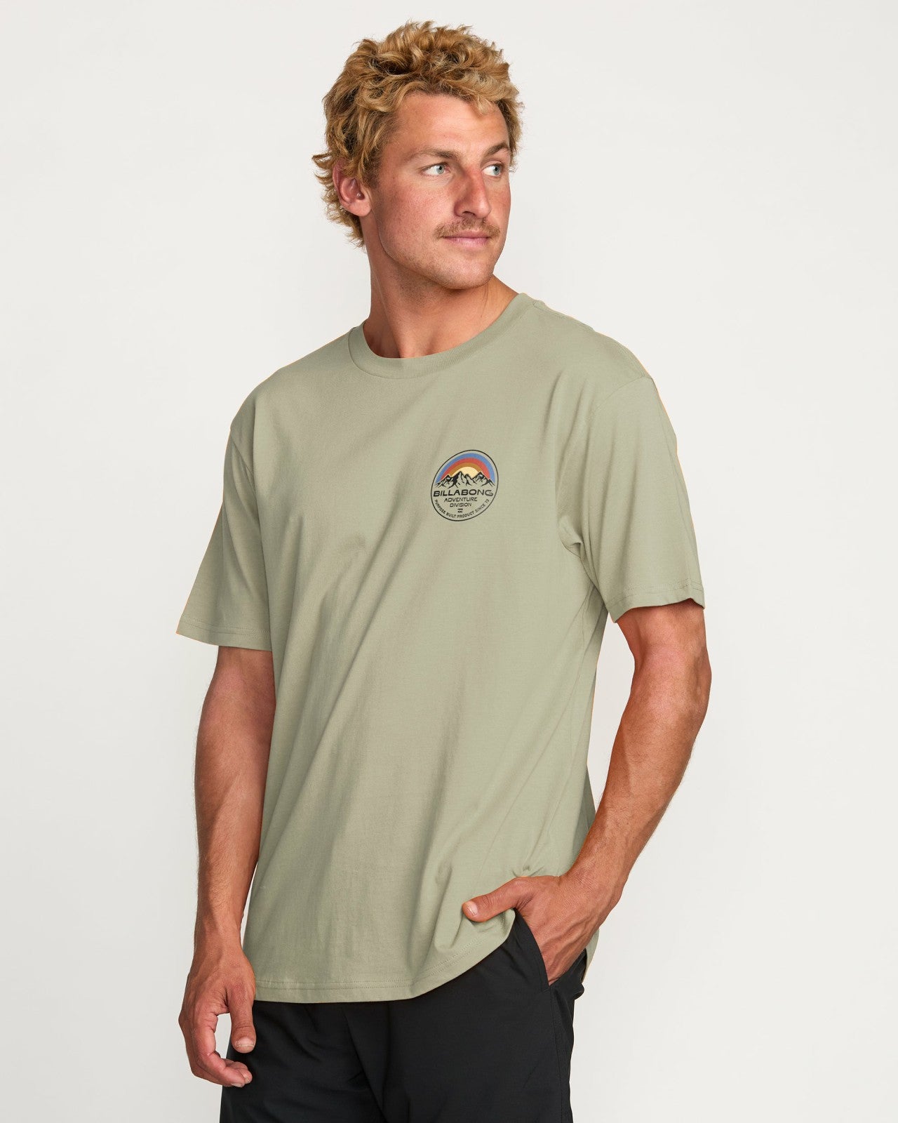 Rockies A/Div Tee | Sage Heather Billabong