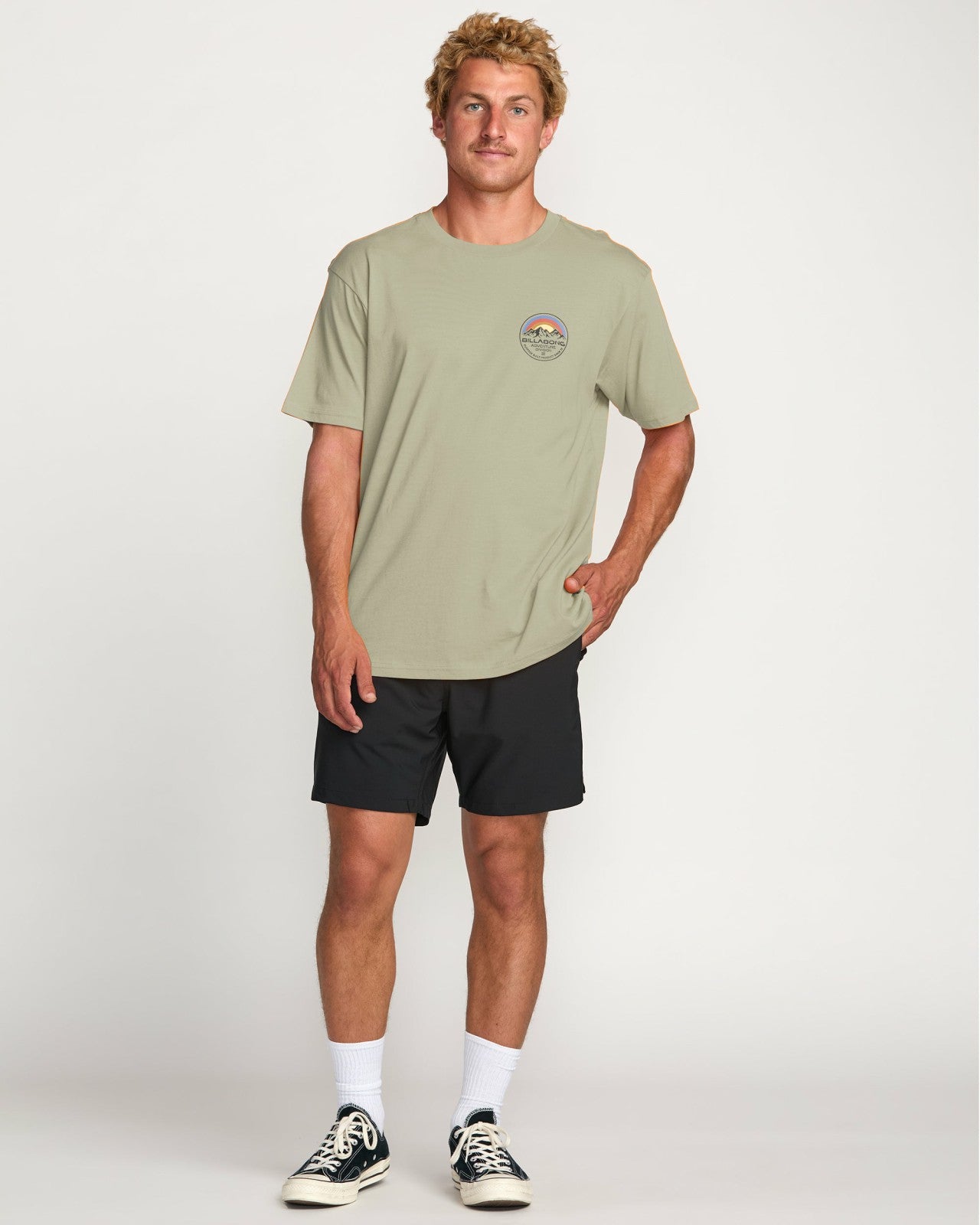 Rockies A/Div Tee | Sage Heather Billabong