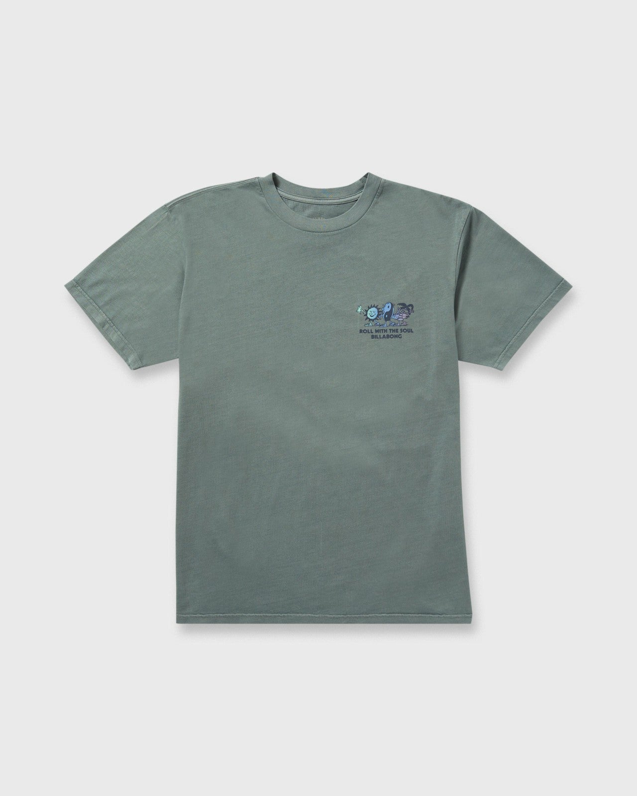 Roll Premium Wave Wash Short Sleeve Tee | Dark Slate Billabong