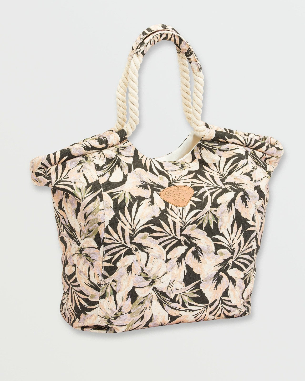 Rope Tote Bag | Black Floral Billabong