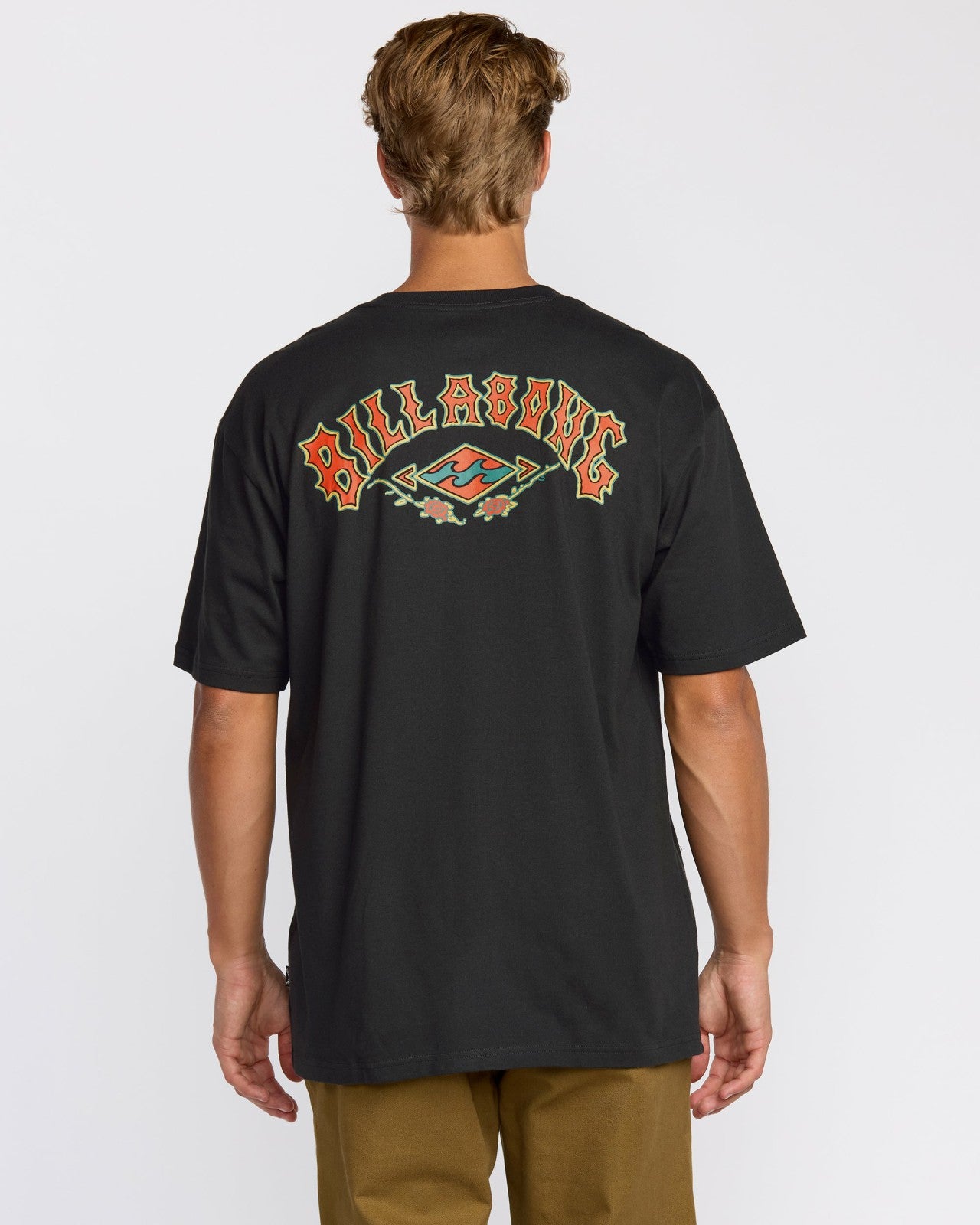 Rose Arch Regular Short Sleeve T-Shirt | Washed Black Billabong