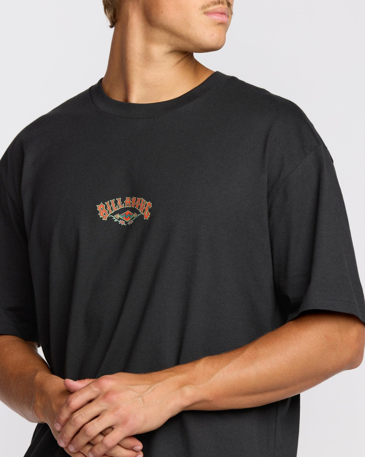 Rose Arch Regular Short Sleeve T-Shirt | Washed Black Billabong