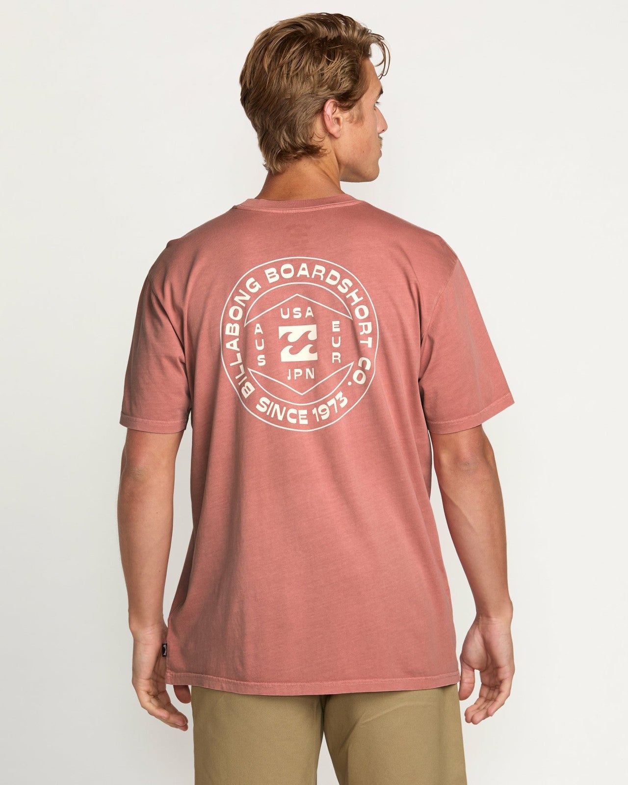 Rotation Premium Wave Wash Tee | Dusty Rose Billabong