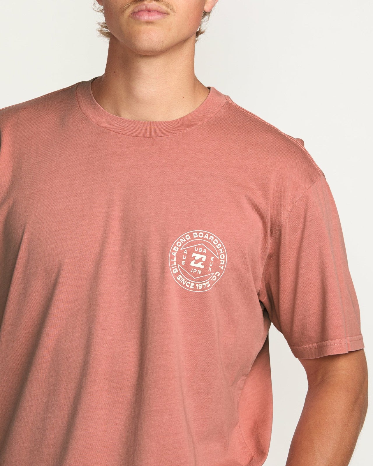 Rotation Premium Wave Wash Tee | Dusty Rose Billabong