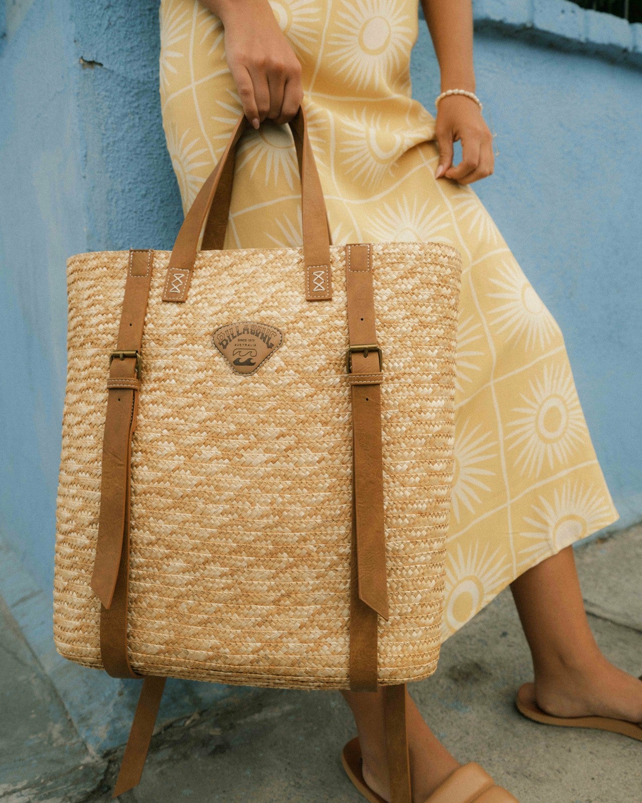 Ruhl Plage Straw Bag | Tan Billabong