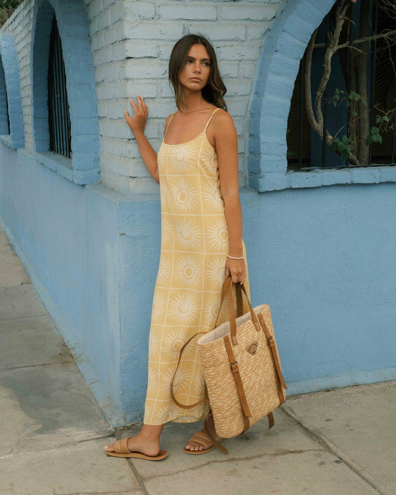 Ruhl Plage Straw Bag | Tan Billabong