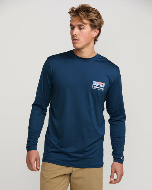 Runner Loose Fit Long Sleeve Surf Tee | Midnight Billabong