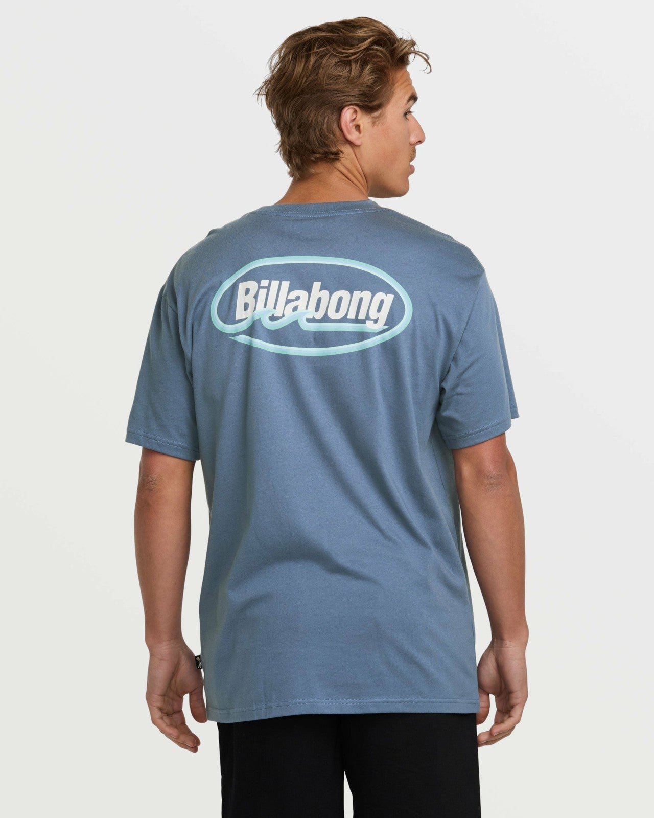 Runner Premium Tee | Slate Blue Billabong