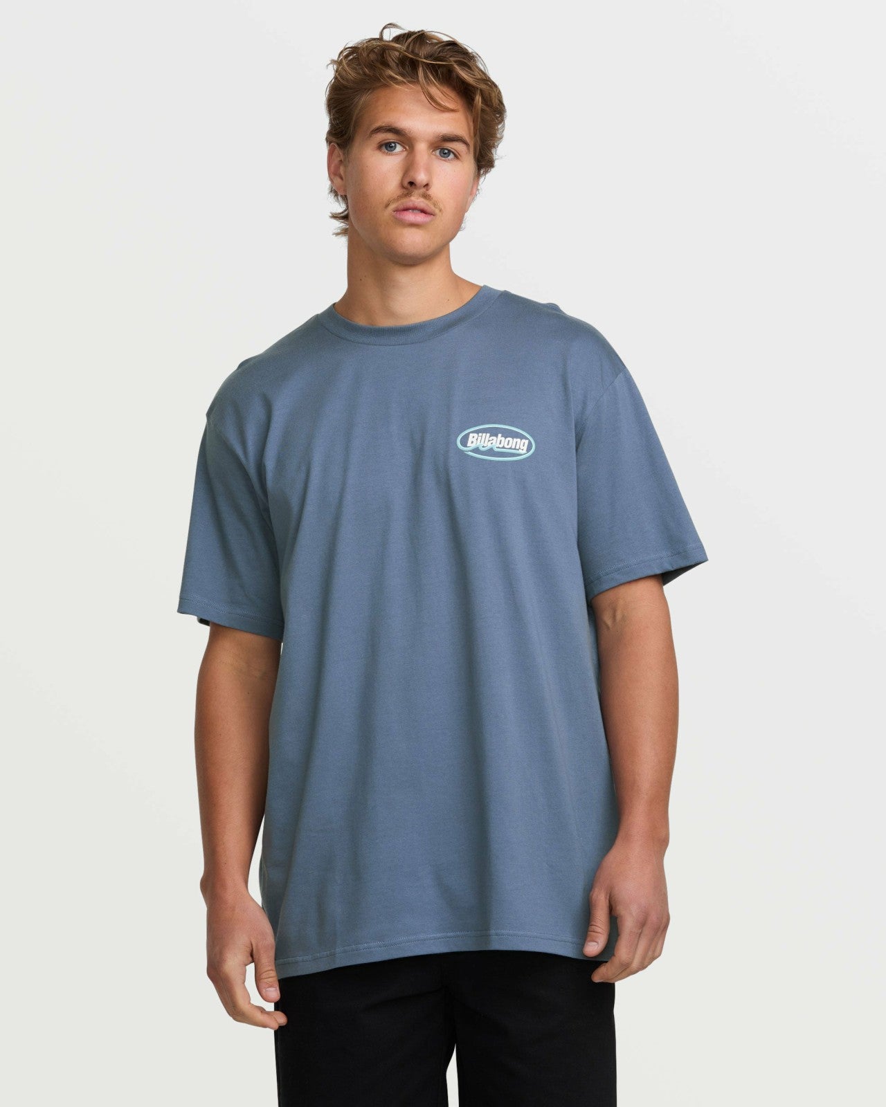 Runner Premium Tee | Slate Blue Billabong