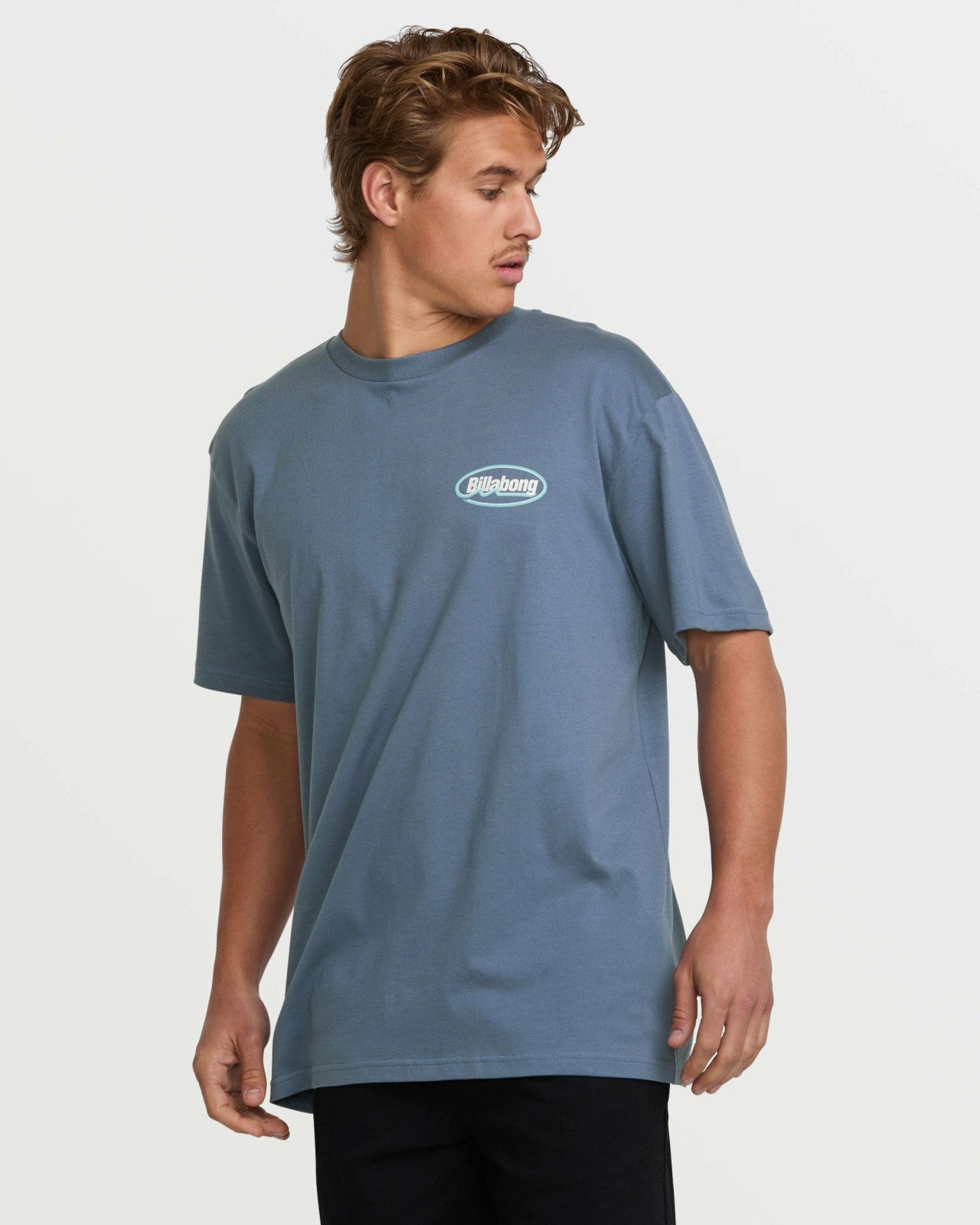 Runner Premium Tee | Slate Blue Billabong