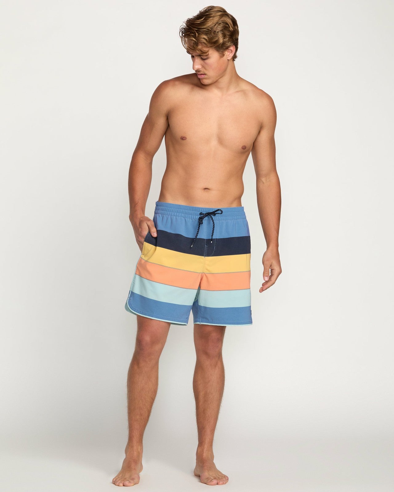 Sandbar Laybacks 17" Trunks | Carolina Blue Billabong
