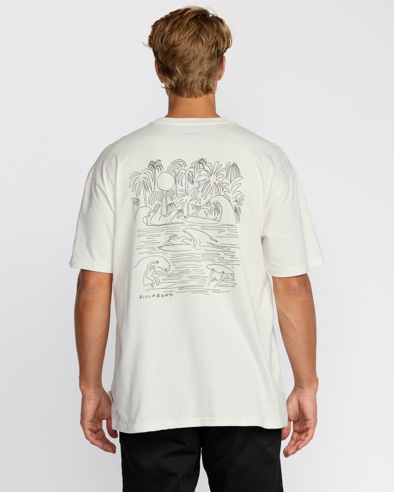 Scenes Regular Short Sleeve T-Shirt | Off White Billabong