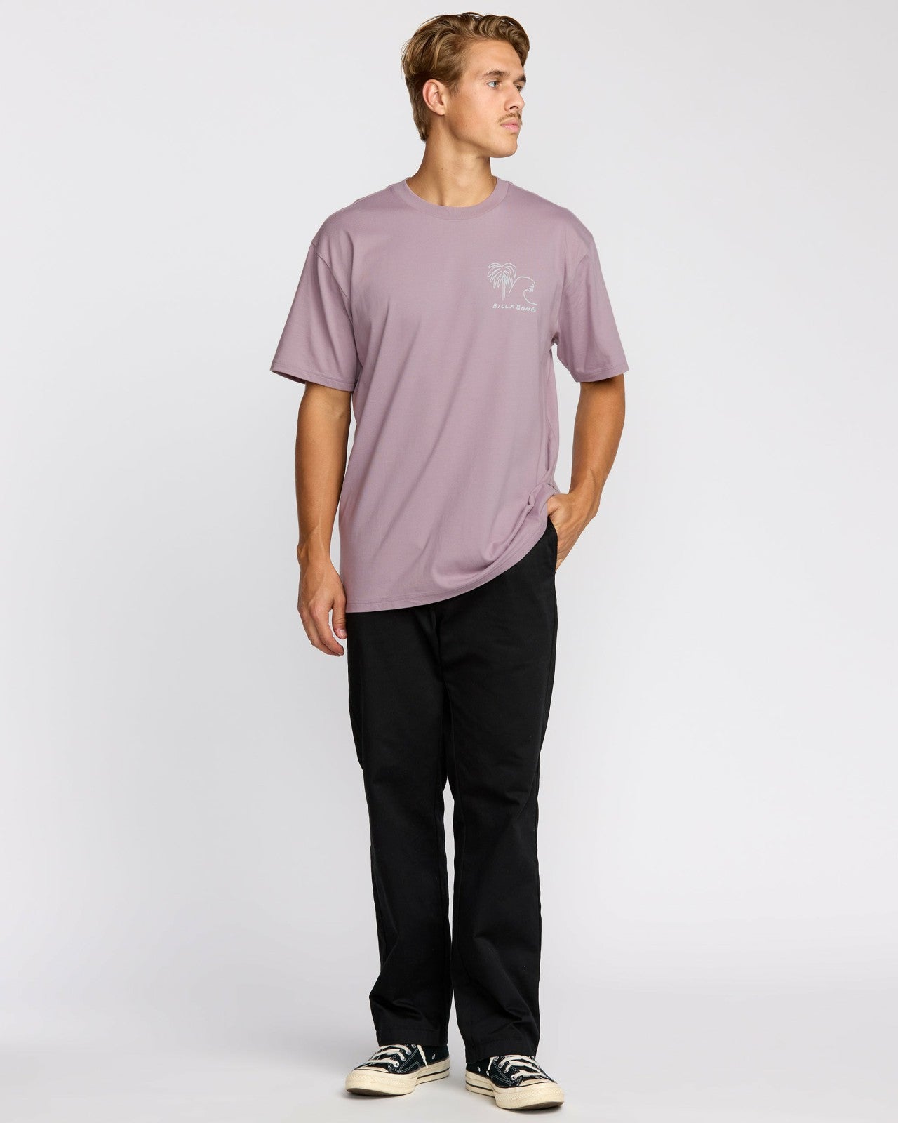 Scenes Regular Short Sleeve T-Shirt | Purple Ash Billabong