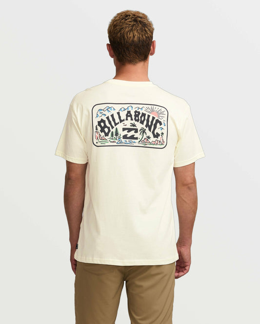 Scenic Arch A/Div Tee | Off White Billabong