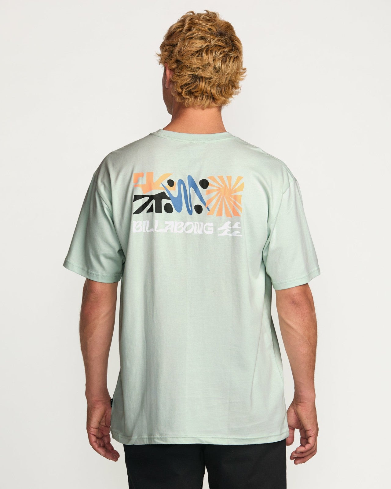 Segment Regular Tee | Ash Blue Billabong