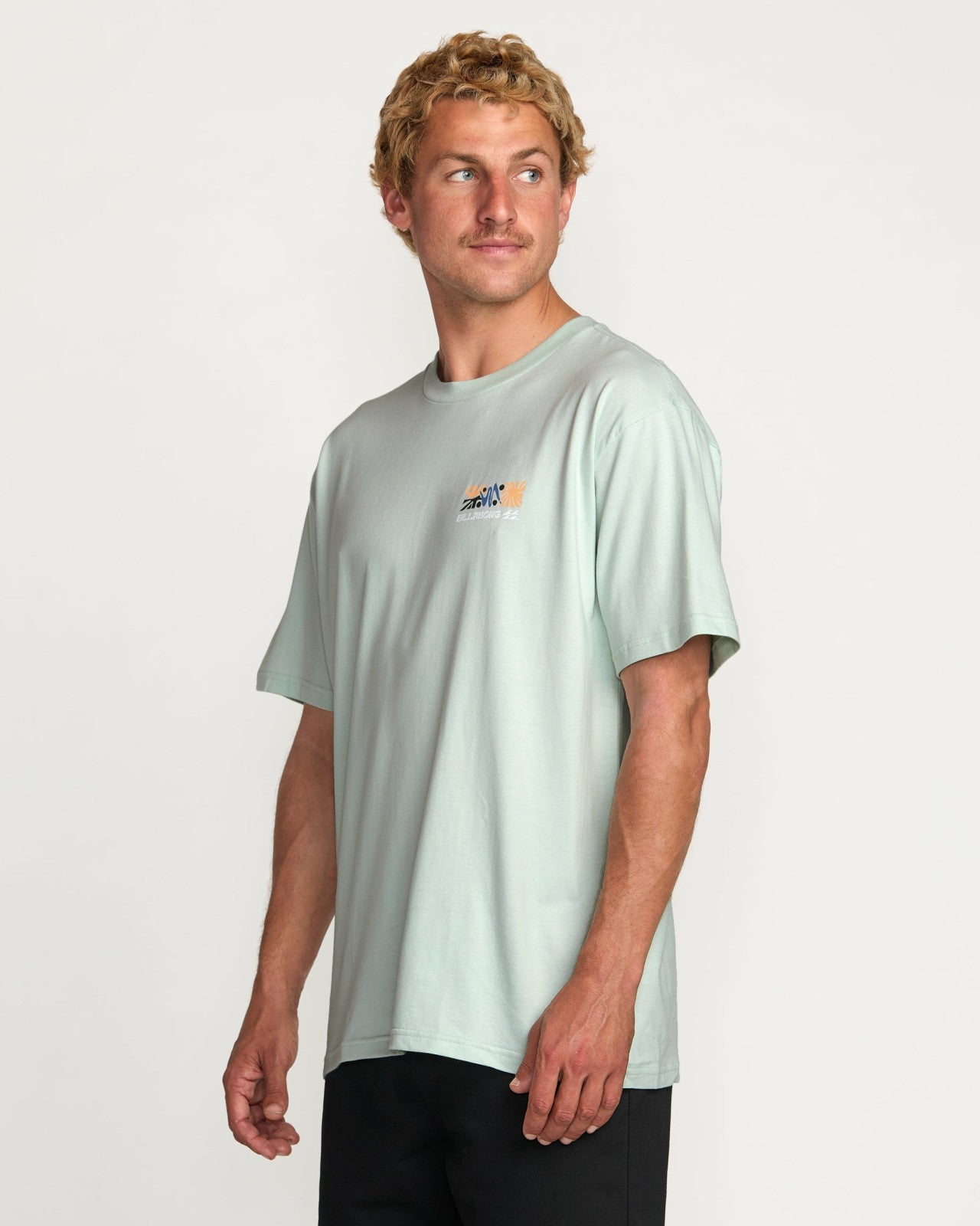Segment Regular Tee | Ash Blue Billabong