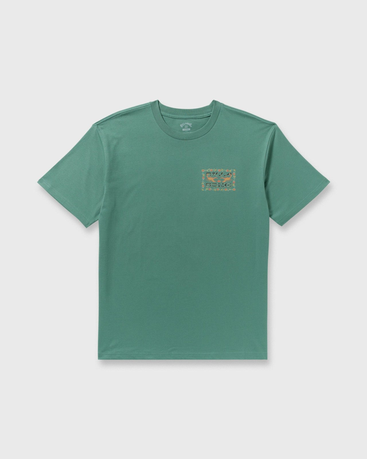 Sharp Regular Short Sleeve T-Shirt | Sage Green Billabong