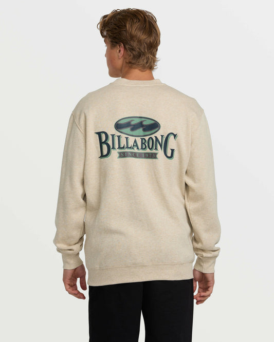 Short Sands Crew Sweatshirt | Oatmeal Heather Billabong