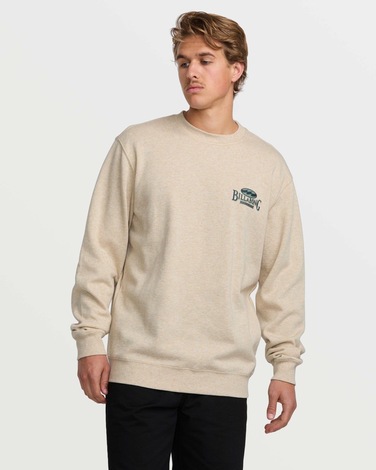 Short Sands Crew Sweatshirt | Oatmeal Heather Billabong