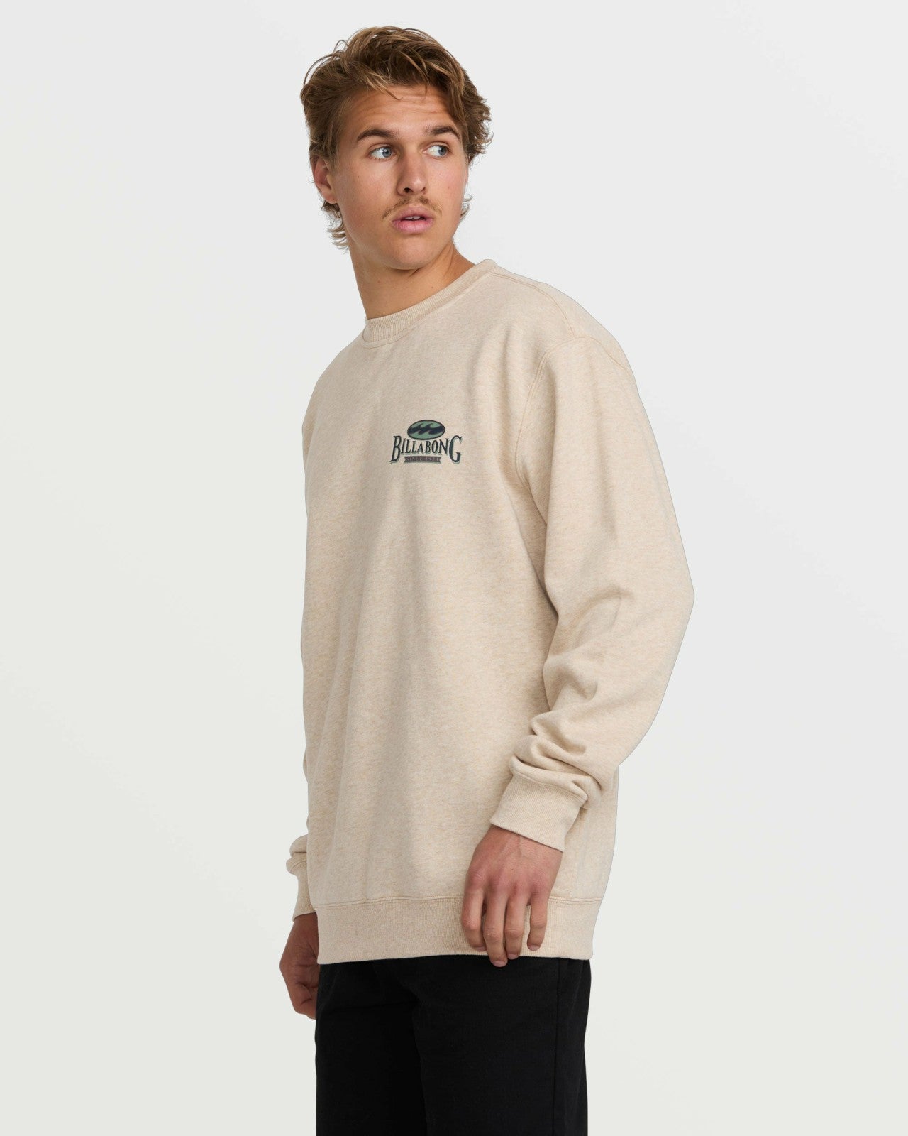 Short Sands Crew Sweatshirt | Oatmeal Heather Billabong
