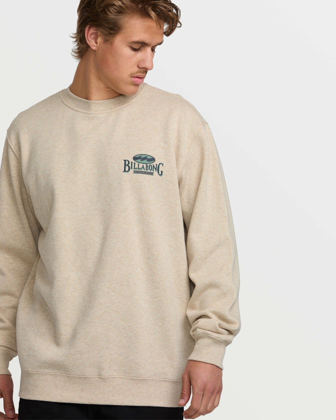 Short Sands Crew Sweatshirt | Oatmeal Heather Billabong