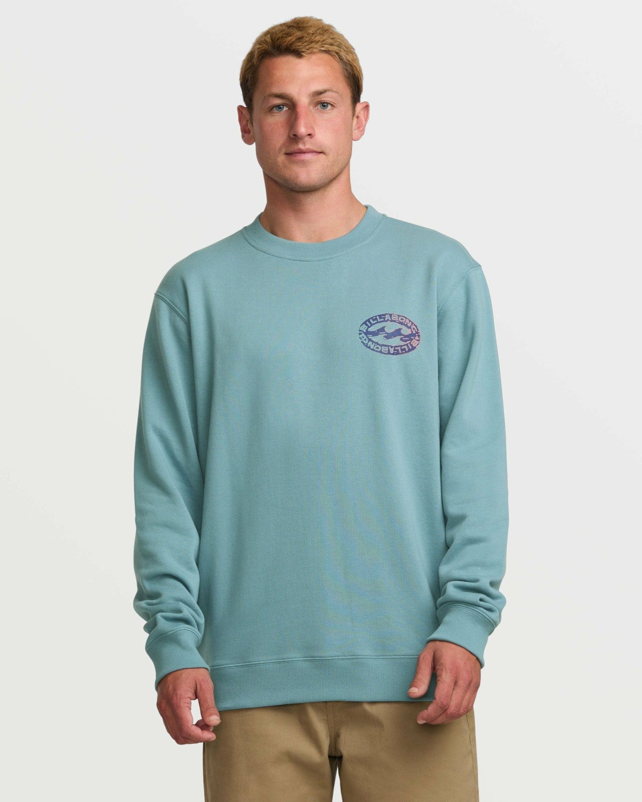 Short Sands Crew Sweatshirt | Washed Blue Billabong